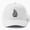 White, variant on Time Is Valuable Baseball Cap, Typography Statement Design, Classic Hat Style