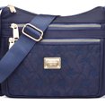 thumbnail image 2 of Bolsa bandolera Oxford de gran capacidad con múltiples bolsillos para mujer (azul) Ehuebsd Para Estrenar, 2 of 7