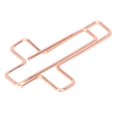 thumbnail image 1 of 100PCS Cross Paper Clips Rose Gold Metal Paper Clamps for Document Note Sorting and Organizing, 1 of 4