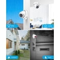 thumbnail image 2 of ZOSI 4 Pack 2.0MP HD 1080P HD-TVI Indoor Outdoor Dome Wired Home Security Surveillance CCTV Camera Kit, 2 of 8