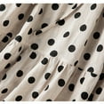 thumbnail image 4 of PuLe Summer Short Sleeve Dress Summer Dresses for Women Polka Dots Puff Sleeve Drawstring Waist Ruffle Hem Ankle Length Casual Women Beach, 4 of 9
