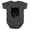 Charcoal, variant on Skull On White Unisex Infant Snap Suit for Baby (18 Months) White