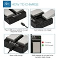 thumbnail image 4 of BM Premium 2 Pack of EN-EL5 Batteries and Dual Bay Battery Charger for Nikon Coolpix P80, P90, P100, P500, P510, P520, P530 Digital Cameras, 4 of 7