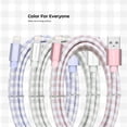 thumbnail image 6 of Liquipel Powertek Pastel Plaid USB-A to Lightning - Pink, 6 of 7