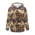 thumbnail image 5 of FOR U DESIGNS Aztec Tribal Pullover Hoodies for Women Oversized Sweatshirts Size S Hoodie Lightweight Sweatshirt with Hood for Women Pullover Long Sleeve Sportswear, 5 of 7