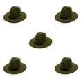 thumbnail image 2 of maskred Stylish And Portable Hats For Outdoor Enthusiasts Wide Application Trilby Hats Olive 5Set, 2 of 6