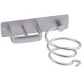 thumbnail image 1 of Aluminum Bathroom Hair Dryer Holder Kitchen Hanging Rack Beauty Care Tools Wall Mount Styling, 1 of 4