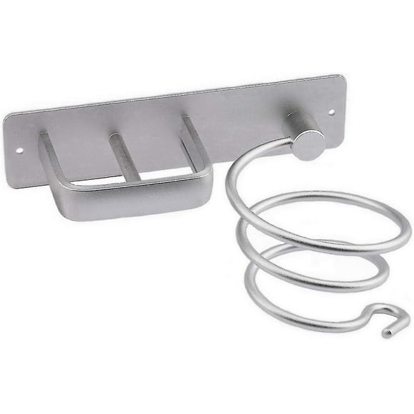 Aluminum Bathroom Hair Dryer Holder Kitchen Hanging Rack Beauty Care Tools Wall Mount Styling
