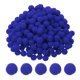 thumbnail image 1 of Pom Poms de 0.4 pulgadas para manualidades, 500 piezas de pompones para manualidades, bolas esponjosas a granel para sombreros, arte navideño DIY, azul cobalto, 1 of 7
