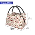 thumbnail image 2 of Balery Cartoon Mushrooms Bolsa de Aislamiento Portátil – Bolsa de Almuerzo con Forro de Aluminio Mejorado, Funda Impermeable y Fácil de Limpiar para Picnic y Caja de Almuerzo, 2 of 6