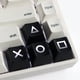 thumbnail image 2 of Teclas Cap Up Down, Teclado MecáNico Pbt Keycap BotóN Tecla Wasd Dye Sub R4 R3 R1-Negro, 2 of 8