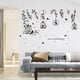 thumbnail image 2 of Black Garden Bird Cage Plants Tree Branch Wall Stickers Removable Living Room Wall Decals DIY Art Stickers Decoration 50X70Cm, 2 of 5