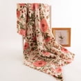 thumbnail image 3 of Nvzi Bufanda grande con estampado elegante para otoño e invierno, con tacto de cachemira, chal largo grande, suave y cálido, estilo A, flor, 3 of 3