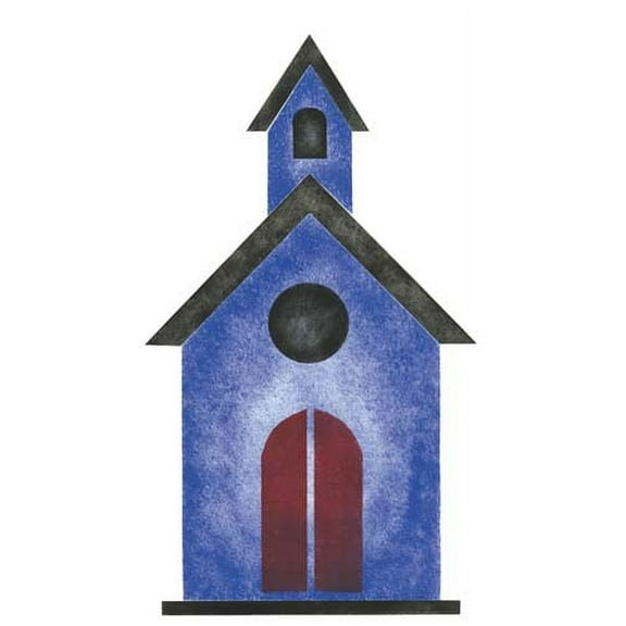 Church Birdhouse Wall Stencil SKU #1126 by Designer Stencils