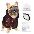thumbnail image 3 of Salouo Cyberpunk Cityscape Lights Pattern Small Dog Hoodie Sweatshirts Dog Clothes Coat Clothing Puppy Sweater Outfit Pullover Pet Winter Coat Sweater Outfit-X-Small, 3 of 7