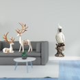 thumbnail image 2 of Escultura de ciervo, estatua de reno, adorno de loro, decoración de escritorio de resina con forma de animal, ideal para regalar, decorar el hogar, la, 2 of 8