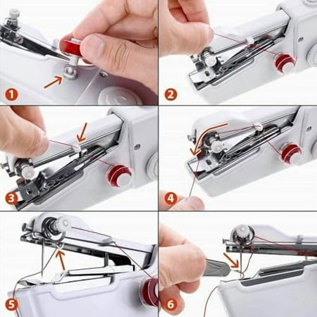 Handheld Sewing Machine Sewing Machine Portable Sewing Machine & Accessories For Garment Curtains Leather Portable Sewing Machine Electric Portable Sewing Machine Handheld Rechargeable