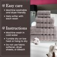thumbnail image 6 of HALLEY Turkish Towels Set (6 Pieces) 650 GSM Highly Absorbent Super Soft 100% Cotton - 2 Bath Towels, 2 Hand Towels 2 Washcloths - Gray, 6 of 11