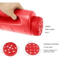 thumbnail image 5 of Fertilizer Spreader Handheld, Sprinkling Pot Seed Sprayer, Adjustable Hole Handheld Fertilizer Spreader Shaker for Garden, Animal Feed, Crop, Seeds, Fertilizer, Salt, Turf and More(Blue), 5 of 8