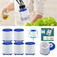 5PCS Filter Cartridges Water Faucet Universal Bathroom Filter Faucet ...