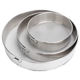 thumbnail image 2 of Round Flour Sifter, 304 Stainless Steel Round Flour Sieve Strainer, For Bake Decorate Cakes Baking Utensil Baking Straining Powdering, 2 of 8