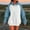Light Blue, variant on Babysbule Women's Oversized Long Sleeve Hoodie Swesatshirt Fashion Color Block Loose Drop Shoulder Sweatshirts with Kangaroo Pocket