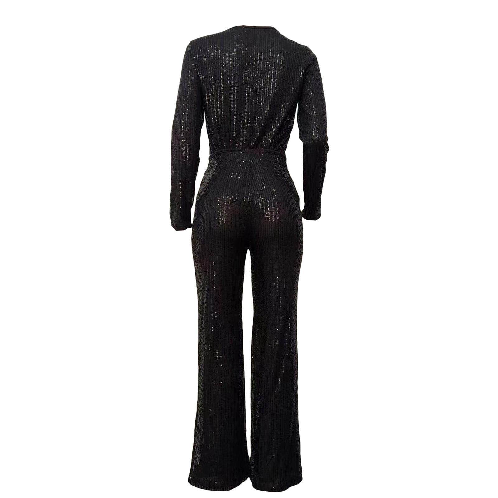 Womens Petite Lounge Sets 2 Piece Outfits Fall Linen Outfits Women 2 Piece Plus Women's Solid Color Sequin Fashion Suit Comfortable Casual Long Sleeve Pants Two-piece Set