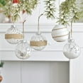 thumbnail image 5 of Twfbrm 9 Pcs Champagne Christmas Ball Ornaments, 3.15" Glitter Sequin Burlap Decorative Ball Pendants, Shatterproof Vintage Xmas Tree Hanging Baubles Christmas Decoration for Party Wedding Holiday, 5 of 5