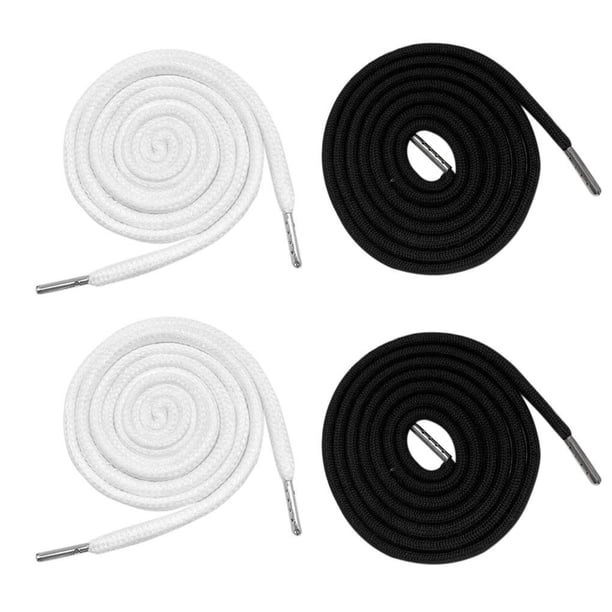 Moyic Cuerdas de algodón de 4 piezas con cabeza de metal Cuerda de repuesto de línea de tela multifuncional para pantalones deportivos Tela de costura y artesanía Moyic HA000613-00B