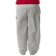 thumbnail image 4 of JC DISTRO Men's USA-MADE Big & Tall Fleece Cargo SweatPants Midweight HGREY Big5XL, 4 of 4