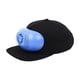 thumbnail image 4 of Sombrero con visera y ventilador para mujer, transpirable, para verano Sombrero de hip hop azul, 4 of 9