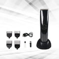 thumbnail image 4 of 1 Pce Tondeuse à Cheveux USB Rasoir Électrique pour Tout le Corps Rasoir Électrique Lavé Outils de Barbier Portables Tondeuse Spéciale (Noir), 4 of 9