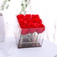 thumbnail image 2 of Acrylic Flower Box Decorative Creative Clear Water Holder Vase Flower Pot, 2 of 9