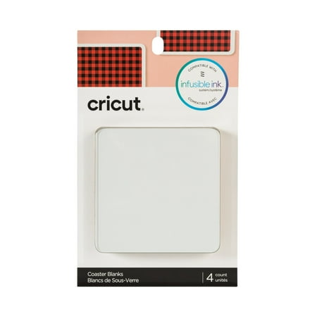 UPC: 0093573179693 | Cricut® Coaster Blanks  Square (4 count)  3.75  x 3.75