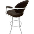 thumbnail image 2 of Swivel Extra Tall Metal Bar Stool 34" - M-70 - Northwest Whiskey - White, 2 of 2