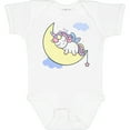 thumbnail image 3 of Inktastic Unicorn Moon Girls Baby Bodysuit, 3 of 5
