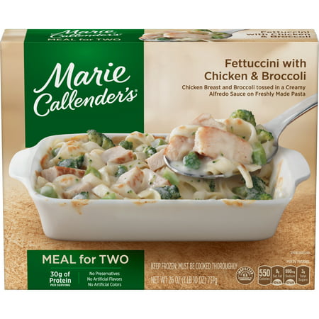 Marie Callenders Meal for Two Multi-Serve Frozen Dinner Fettuccini with Chicken & Broccoli 26 ...