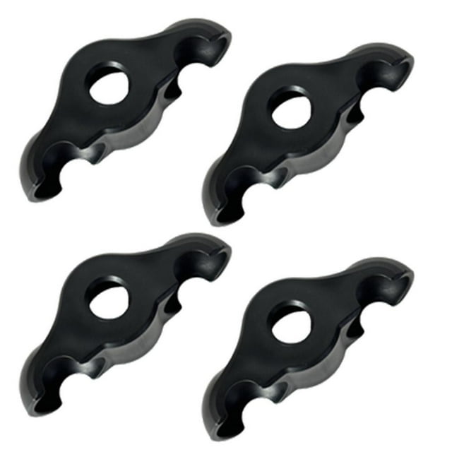 Bike Stand Rocker Feet Adapters 4-Piece Set PC Material Adjustable Stability Ball for Indoor Cycling Trainer