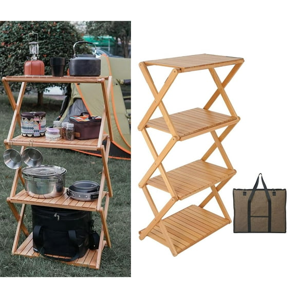 Ximing Portable Beach Table for and Grass Outdoor Table Set with Utensils and Bottle Opener - Picnic Table and Beach Snack Table