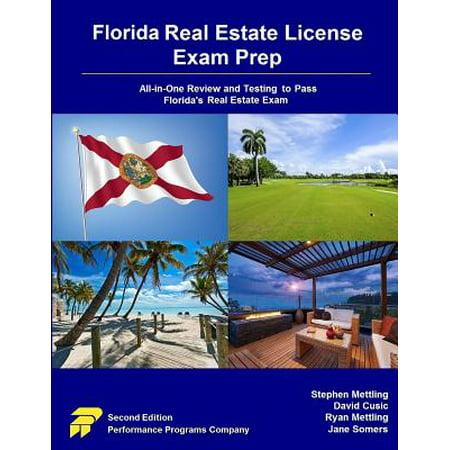 Florida Real Estate License Exam Prep : All-In-One Review and Testing to Pass Florida's Real Estate (Best Camera For Real Estate Photography)