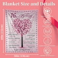 thumbnail image 2 of Gifts for 18 Year Old Girl 18 Year Old Girl Birthday Gifts Ideas from Parents Grandparents Sister Friends 18th Birthday Decorations Blanket for Girl 50" x 60", 2 of 6