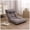 Gray A, variant on Foldable Recliner Chair Window Single Sofa Lazy Lounge Chairs Seat, Folding Lawn Chairs Reclining Living Room Lounge Chairs Adjustable Backrest Chair for Bedroom, Living Room