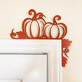thumbnail image 1 of Decoraciones para puertas de Halloween, 1 pieza de madera con forma de calabaza, fantasma, bruja, letrero para esquinas de puerta de Halloween, adorno para el hogar, la oficina, festival, decoración d, 1 of 6