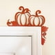thumbnail image 1 of Decoraciones para puertas de Halloween, 1 pieza de madera con forma de calabaza, fantasma, bruja, letrero para esquinas de puerta de Halloween, adorno para el hogar, la oficina, festival, decoración d, 1 of 6