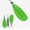 Green, variant on LUVCMFT 87inch Aluminum Kayak Canoe Paddle Double-Ended Detachable Canoe Paddle Boat Oars Blue