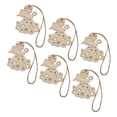 thumbnail image 3 of 40 Uds. Adornos de árbol de Navidad de madera lindos colgantes de Navidad con cordones para regalo de decoración de árbol de Navidad, 3 of 5