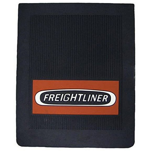Freightliner Trucks 16" x 20" OEM Ribbed Front Fender 1/4" Thick Black Mud Flaps-Pair