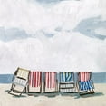 thumbnail image 2 of Scarvey, Emma 20x20 White Modern Wood Framed Museum Art Print Titled - Beach Trip I, 2 of 4