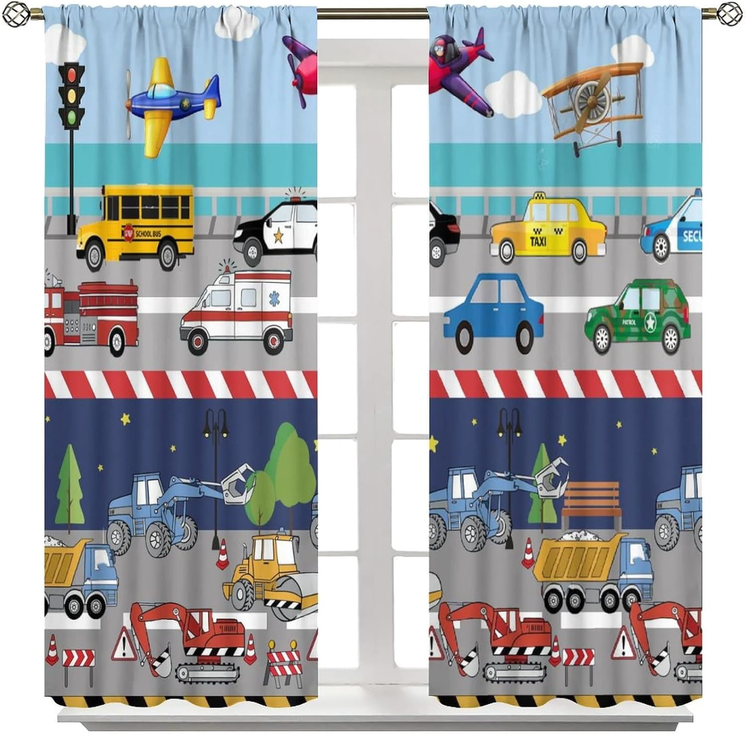Boys Sports Curtains Sneaker Shoes Cool Colorful Graffiti Bedroom Window Drapes for Teen Kids Printed Living Room Window Treatment Fabric 2 Panels 42Wx45H Inch Decor