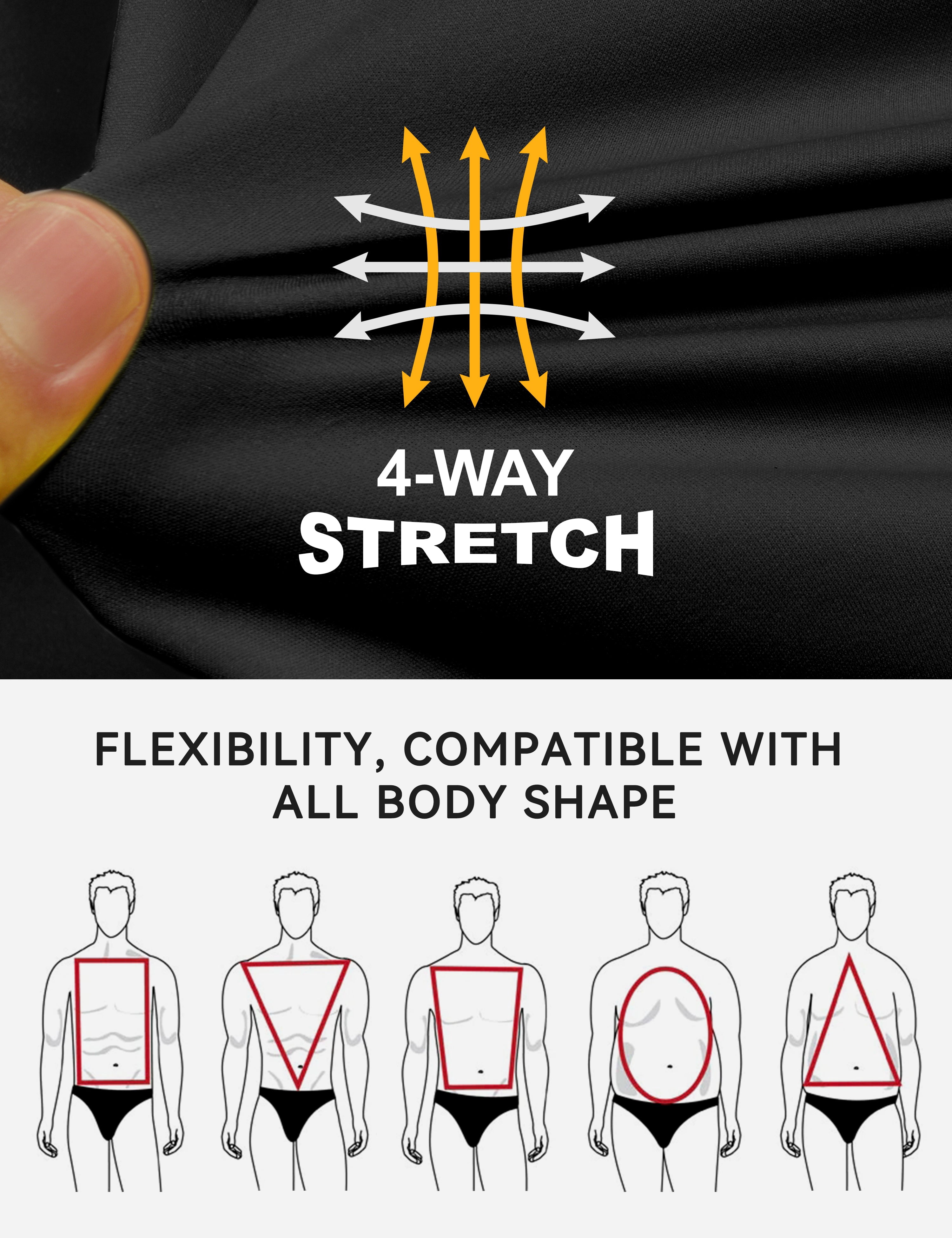 Little Donkey Andy Men's Water-resistant Outerwear Vests, Stretch Windproof Vest for Cycling, Running, Golf (Black S)